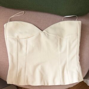 Zara Ivory Corset Top